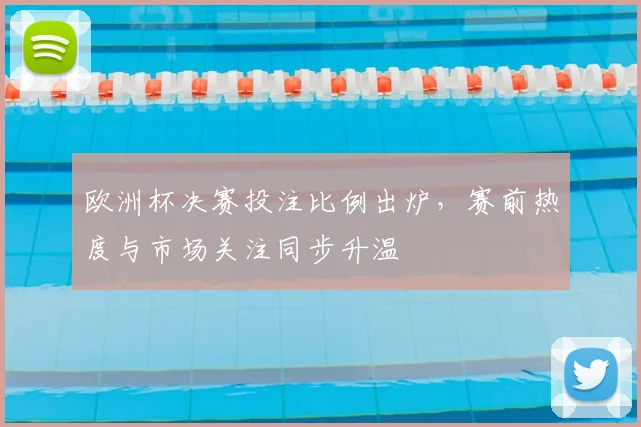 欧洲杯决赛投注比例出炉，赛前热度与市场关注同步升温