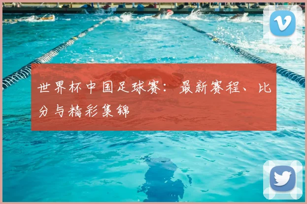 世界杯中国足球赛:最新赛程、比分与精彩集锦
